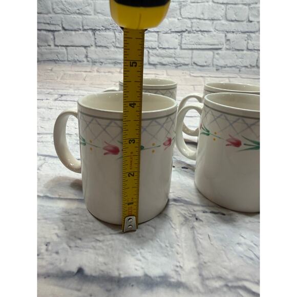 FOUR Savior Vivre Flower Garden Mugs JAPAN 10oz JF018 Microwave Dishwasher safe - Picture 4 of 7